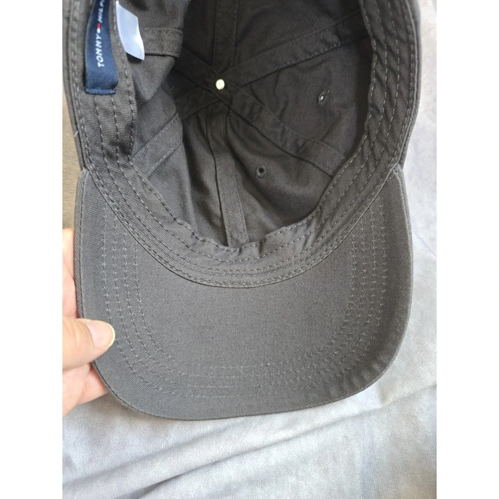 Tommy Hilfiger Strapback Baseball Cap Hat Gray One Size